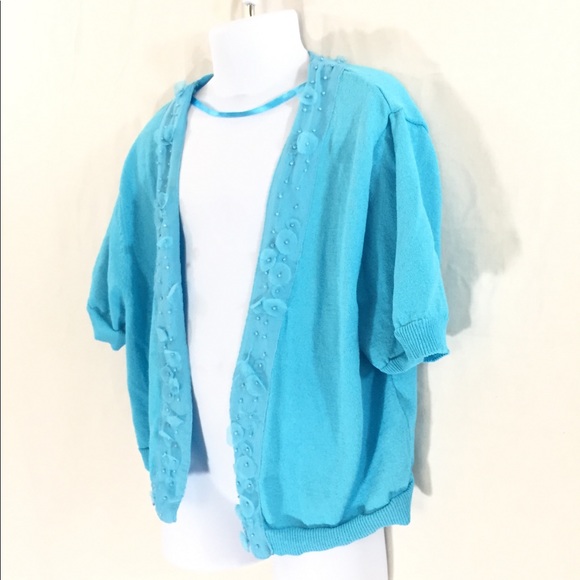 Versona Accessories Beautiful Blue Sweater - Picture 3 of 8